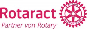 Das neue Logo von Rotaract, hier wird einmal wieder deutlich, dass Rotary und Rotaract fest zusammen gehören.